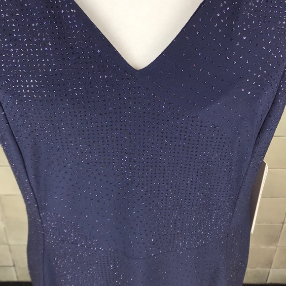 Sparkly V-neck Calvin Klein Dress Size 12 - Picture 3 of 6